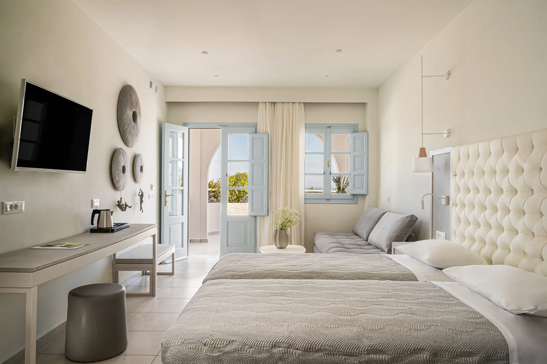 Santorini shared twin room