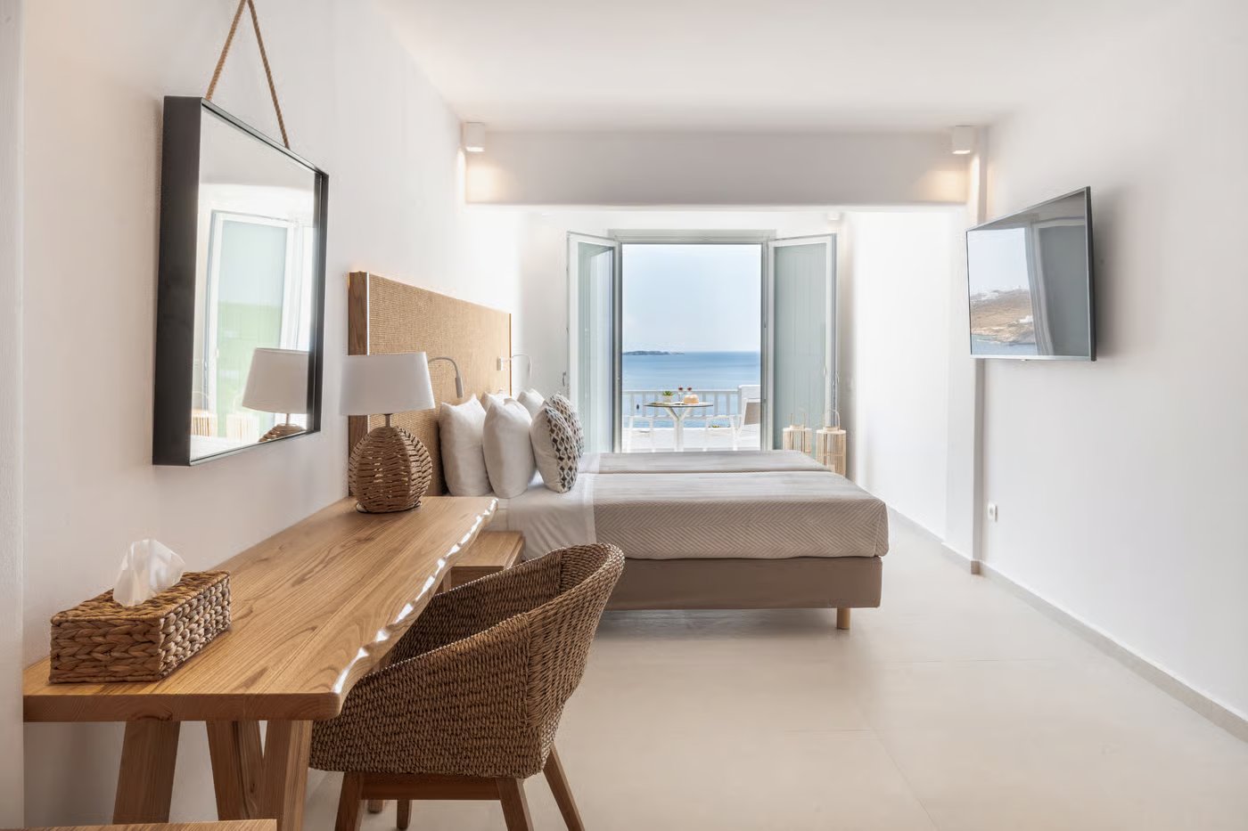 Mykonos shared twin room